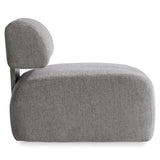 Paley Grey Fabric Swivel Chair - Ornate Home