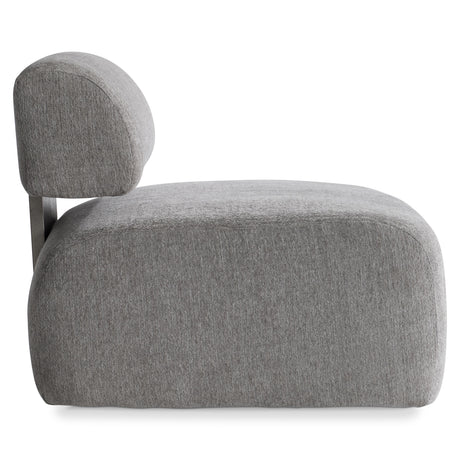 Paley Grey Fabric Swivel Chair - Ornate Home