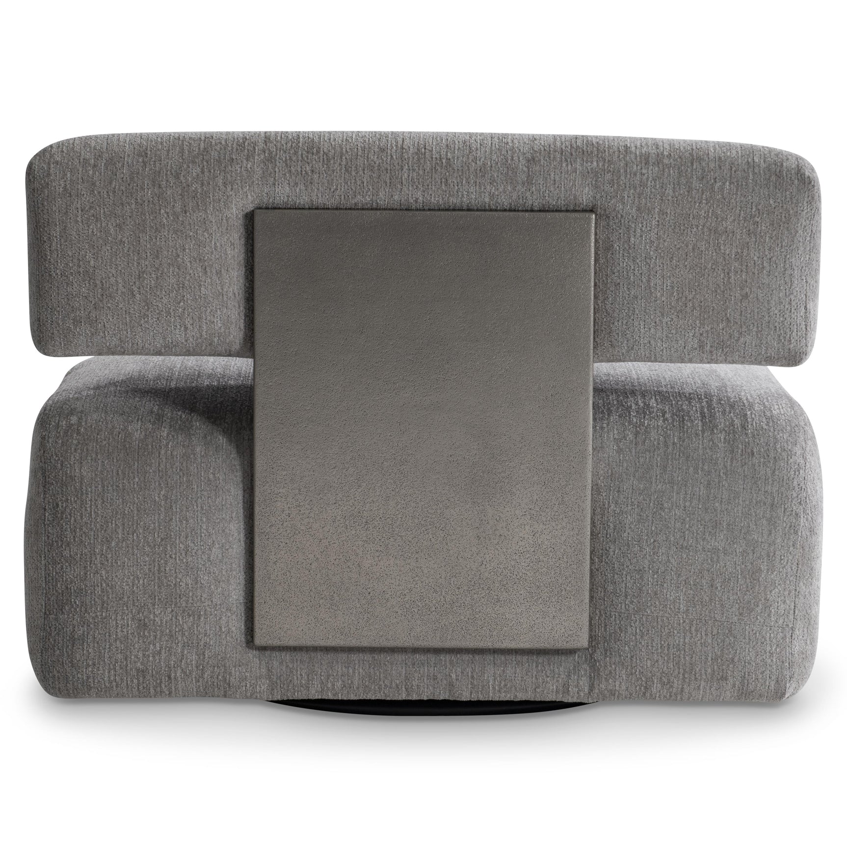 Paley Grey Fabric Swivel Chair - Ornate Home