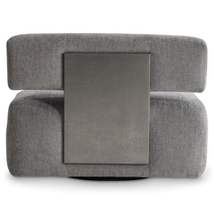 Paley Grey Fabric Swivel Chair - Ornate Home