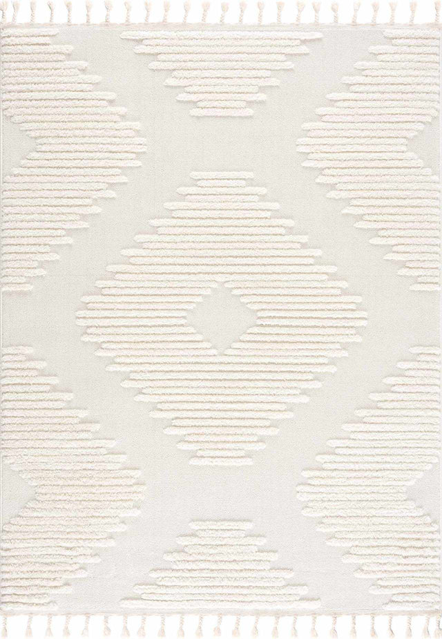 Palimbang Cream 3D Rug - Ornate Home