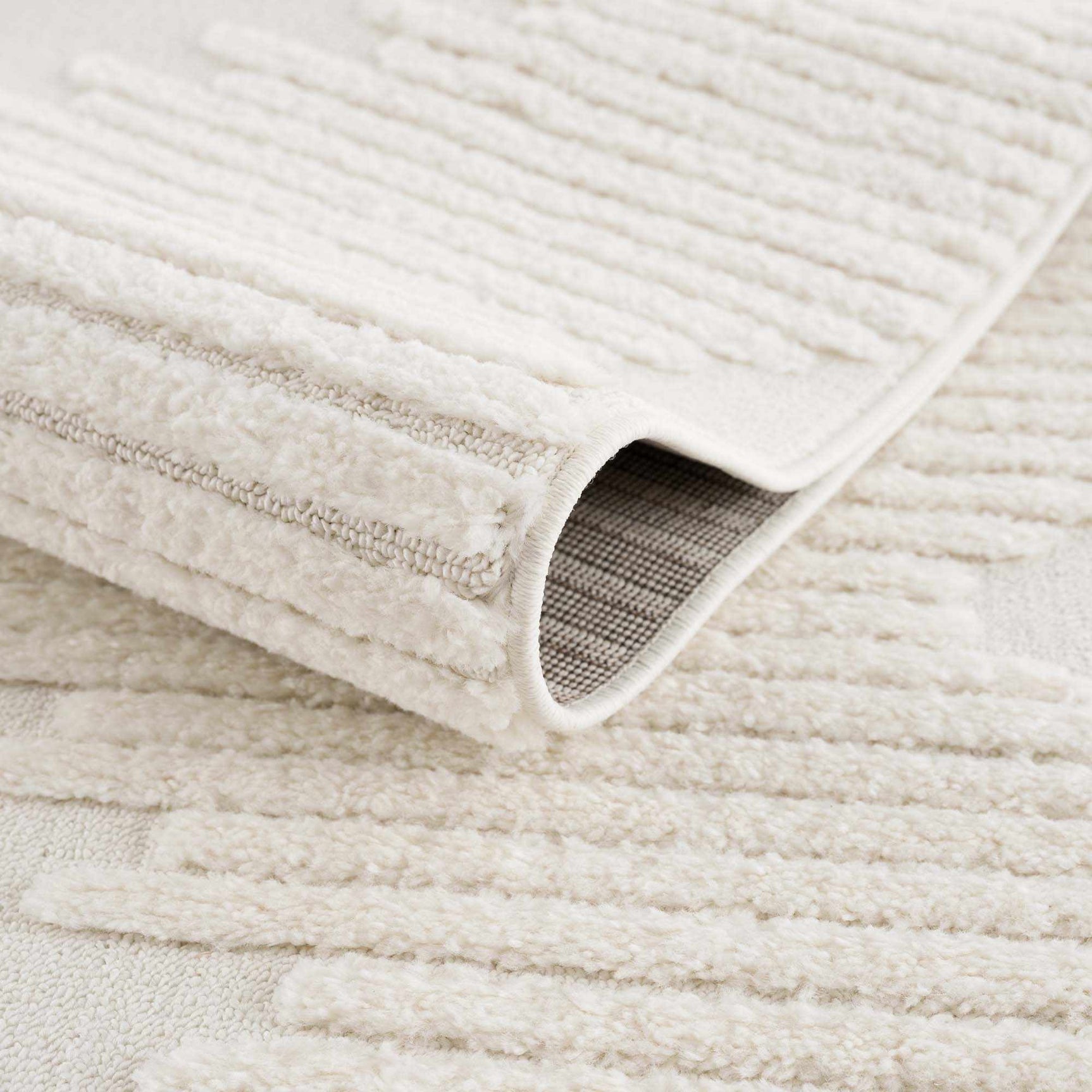 Palimbang Cream 3D Rug - Ornate Home