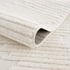 Palimbang Cream 3D Rug - Ornate Home