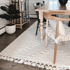 Palimbang Cream 3D Rug - Ornate Home