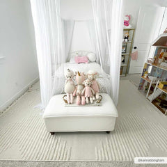 Palimbang Cream 3D Rug - Ornate Home
