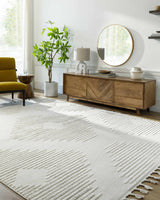 Palimbang Cream 3D Rug - Ornate Home