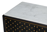 Palisade Black Shagreen Credenza - Ornate Home