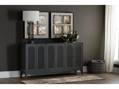 Palisade Green Six-Door Sideboard - Ornate Home