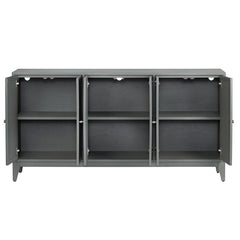 Palisade Green Six-Door Sideboard - Ornate Home
