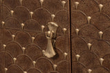 Palisade Tan Shagreen Credenza - Ornate Home
