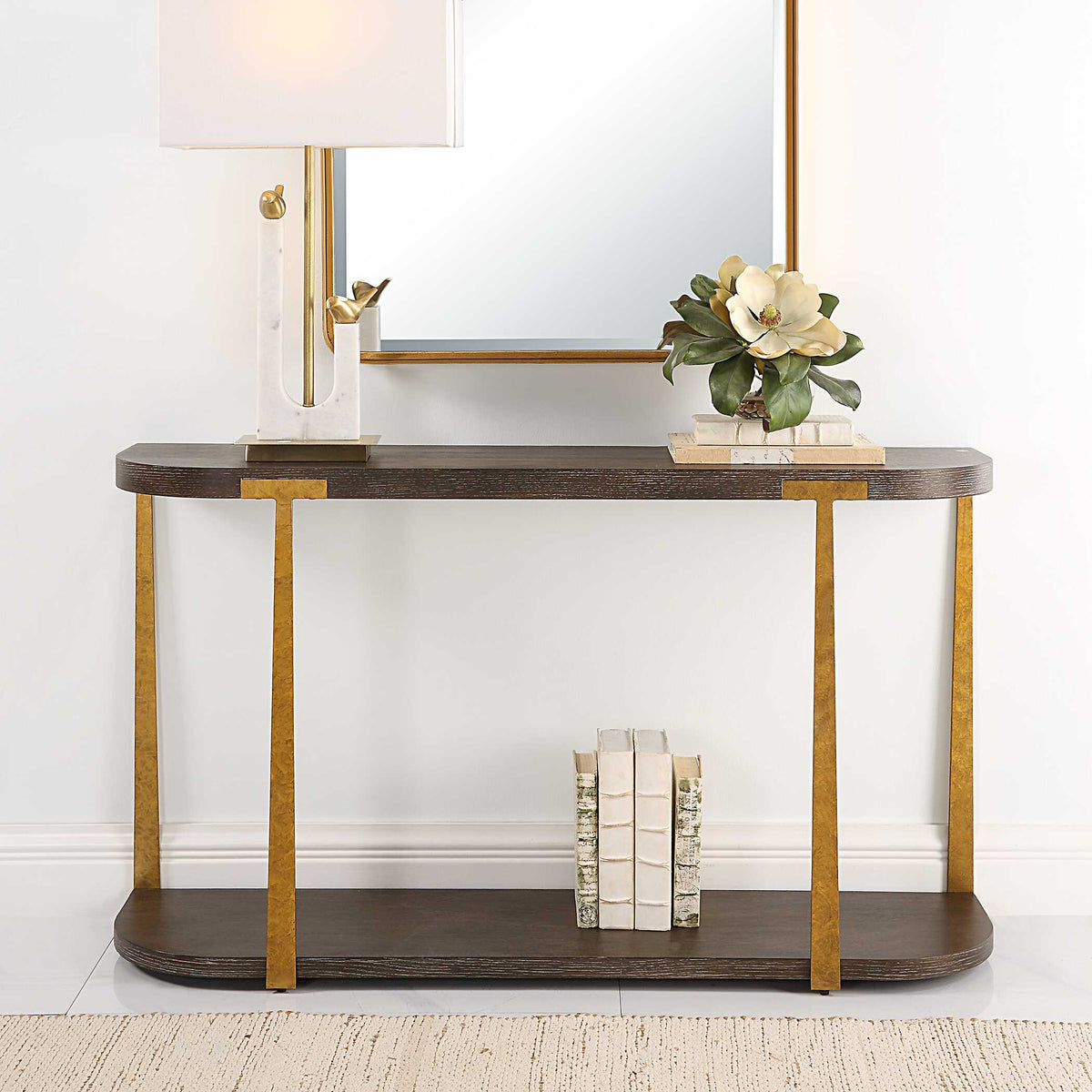 Palisade Woodtone Wood Console Table - Ornate Home