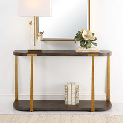 Palisade Woodtone Wood Console Table - Ornate Home