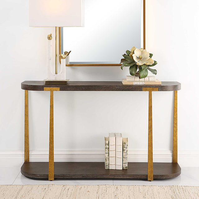 Palisade Woodtone Wood Console Table - Ornate Home