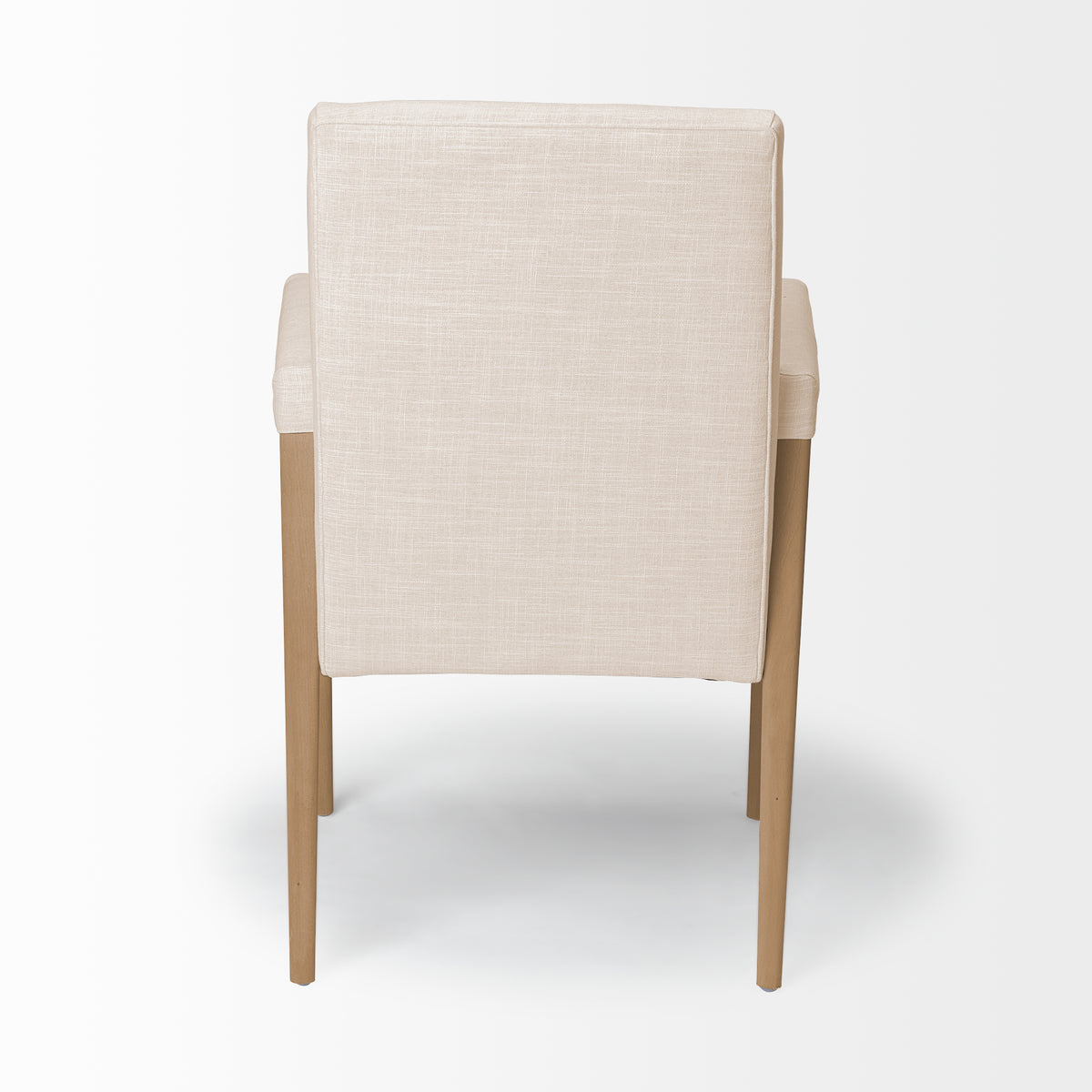 Palisades Cream/Brown Curved Back Dining Side Chair - Ornate Home