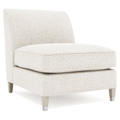 Palisades Gray/Beige Armless Chair Without Nails - Ornate Home