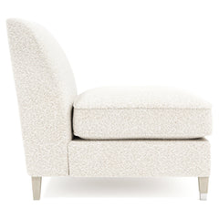 Palisades Gray/Beige Armless Chair Without Nails - Ornate Home