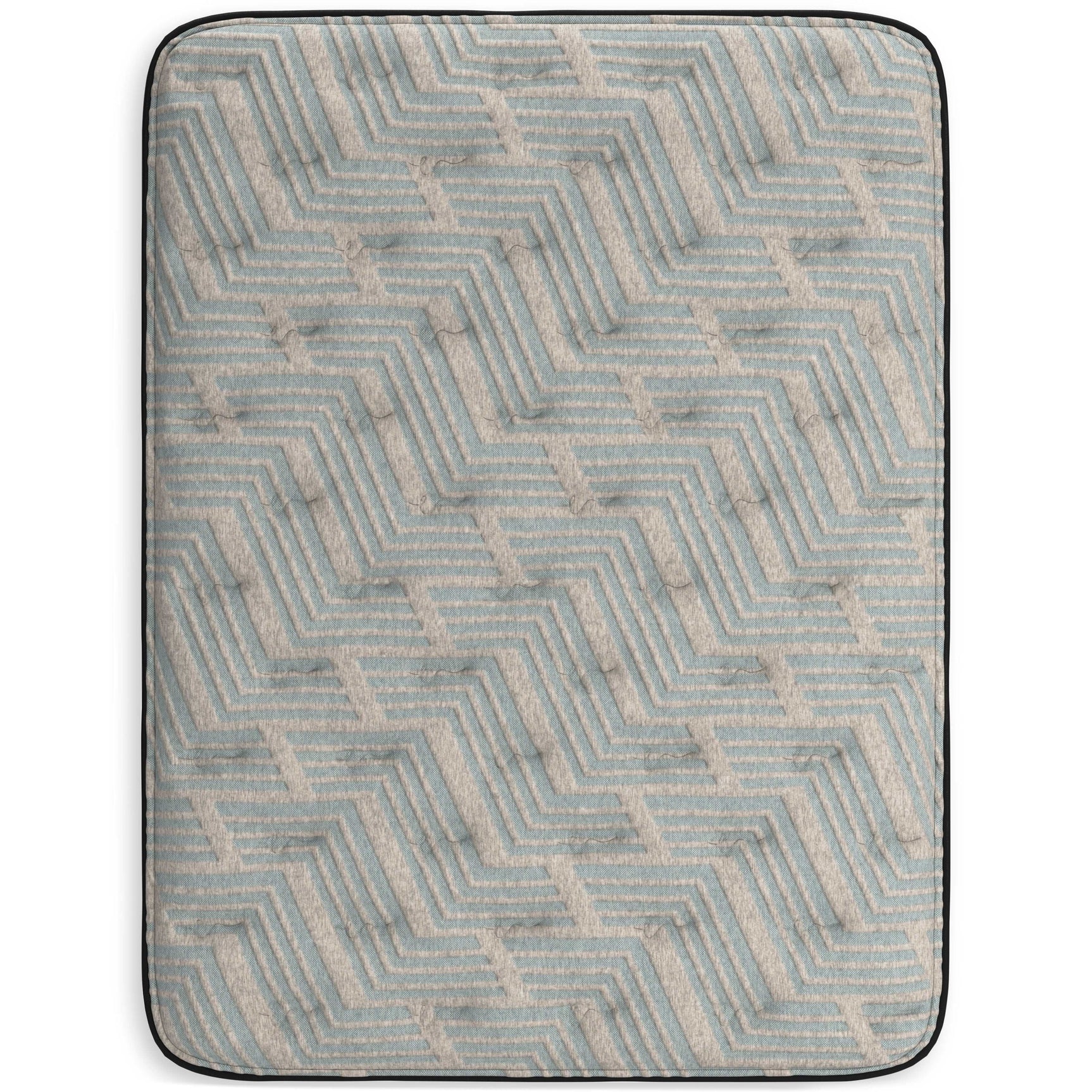 Palisades Gray/Blue 14 Inch Memory Foam Mattress  / Firm - Ornate Home