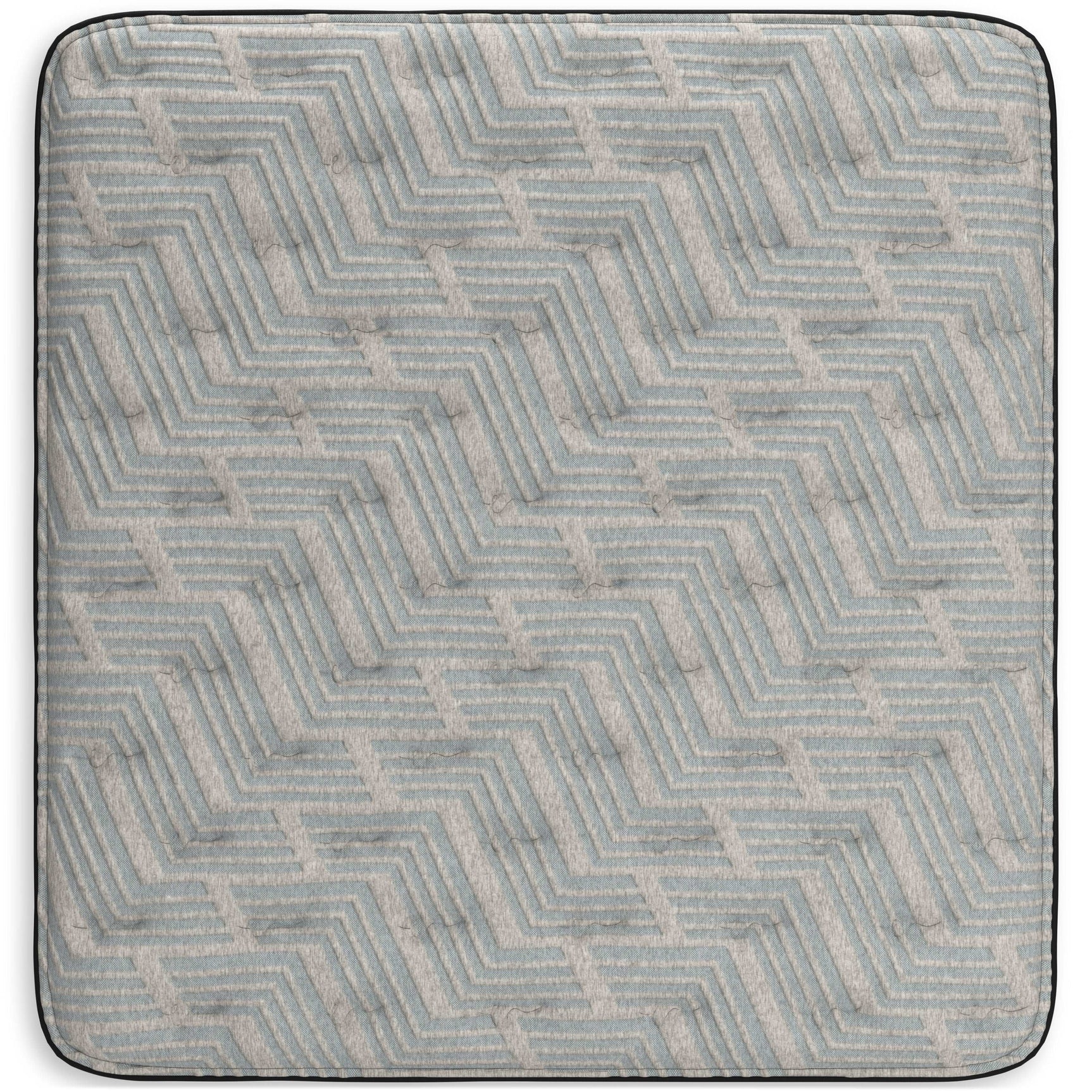 Palisades Gray/Blue 14 Inch Memory Foam Mattress  / Plush (Online Special Price) - Ornate Home