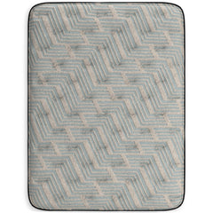 Palisades Gray/Blue 14 Inch Memory Foam Mattress  / Plush - Ornate Home