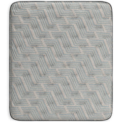 Palisades Gray/Blue 14 Inch Memory Foam Mattress  / Plush - Ornate Home