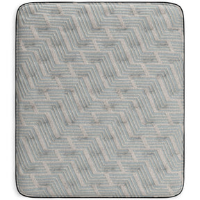 Palisades Gray/Blue 14 Inch Memory Foam Mattress  / Plush - Ornate Home