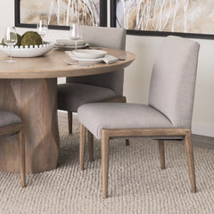 Palisades Gray Curved Back Dining Side Chair (Set of 2) - Ornate Home