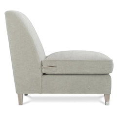 Palisades Greige Armless Chair - Ornate Home
