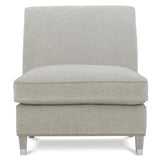 Palisades Greige Armless Chair - Ornate Home