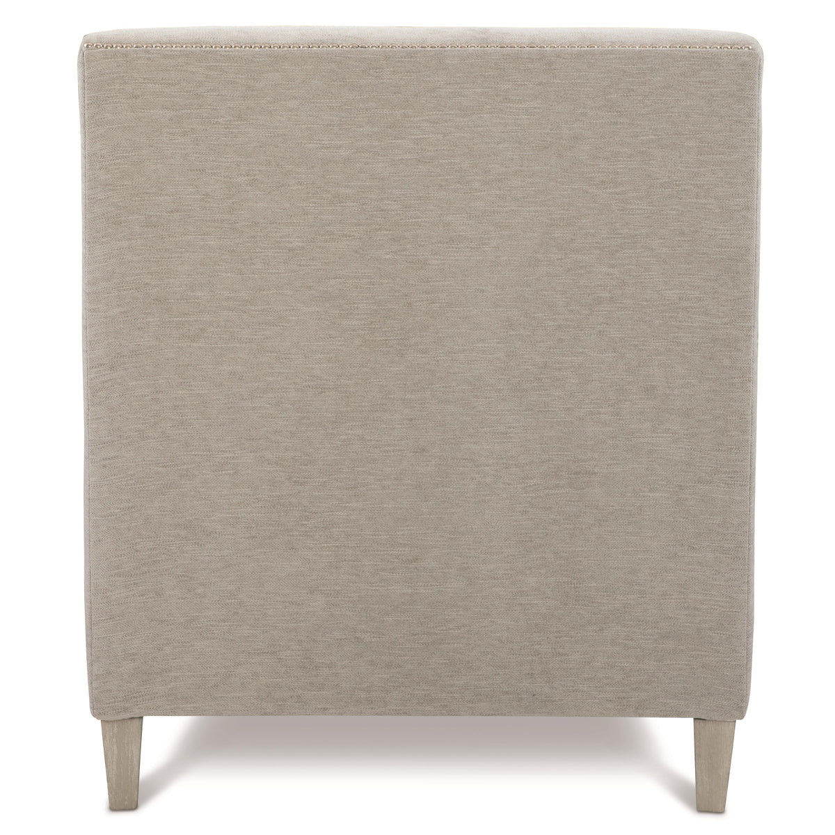 Palisades Greige Armless Chair - Ornate Home