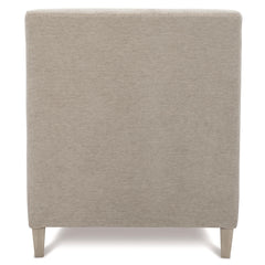 Palisades Greige Armless Chair - Ornate Home