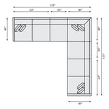 Palisades Greige Sectional - Ornate Home