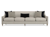 Palisades Grey 4 Seat Cushions Fabric Sofa - Ornate Home