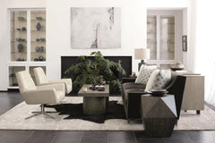 Palisades Grey 4 Seat Cushions Fabric Sofa - Ornate Home