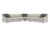 Palisades Grey Fabric Sectional - Ornate Home