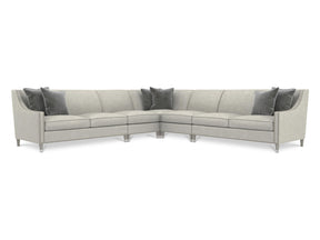 Palisades Grey Fabric Sectional - Ornate Home
