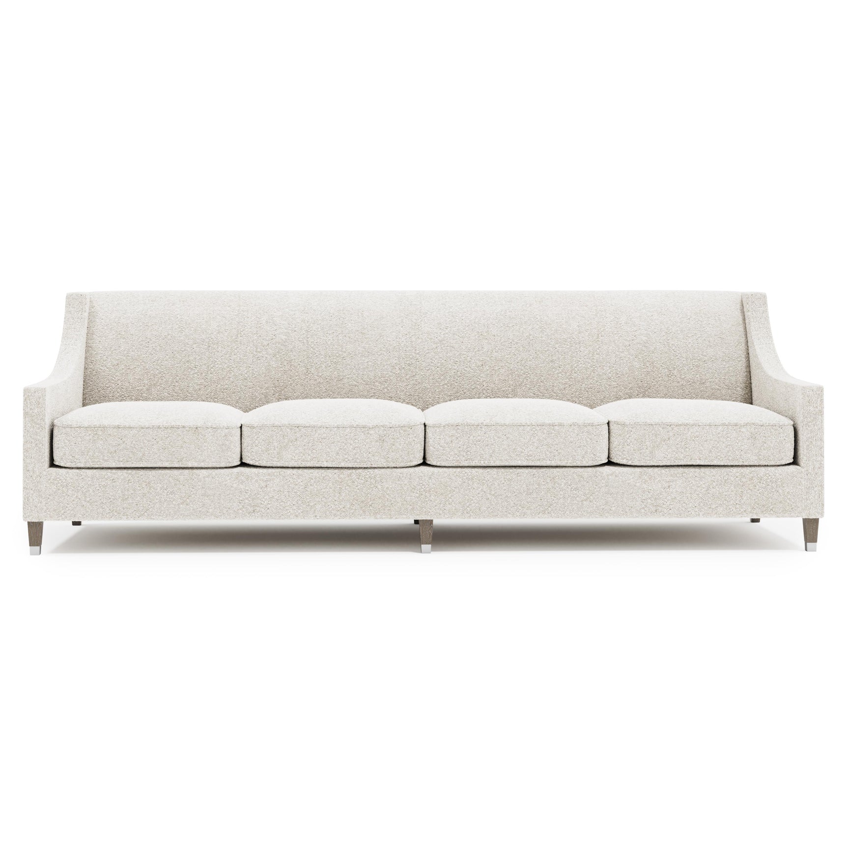 Palisades Ivory Sofa Without Pillows & Nails - Ornate Home