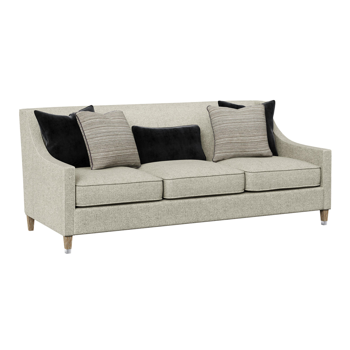 Palisades Mocha Sofa Without Nails - Ornate Home