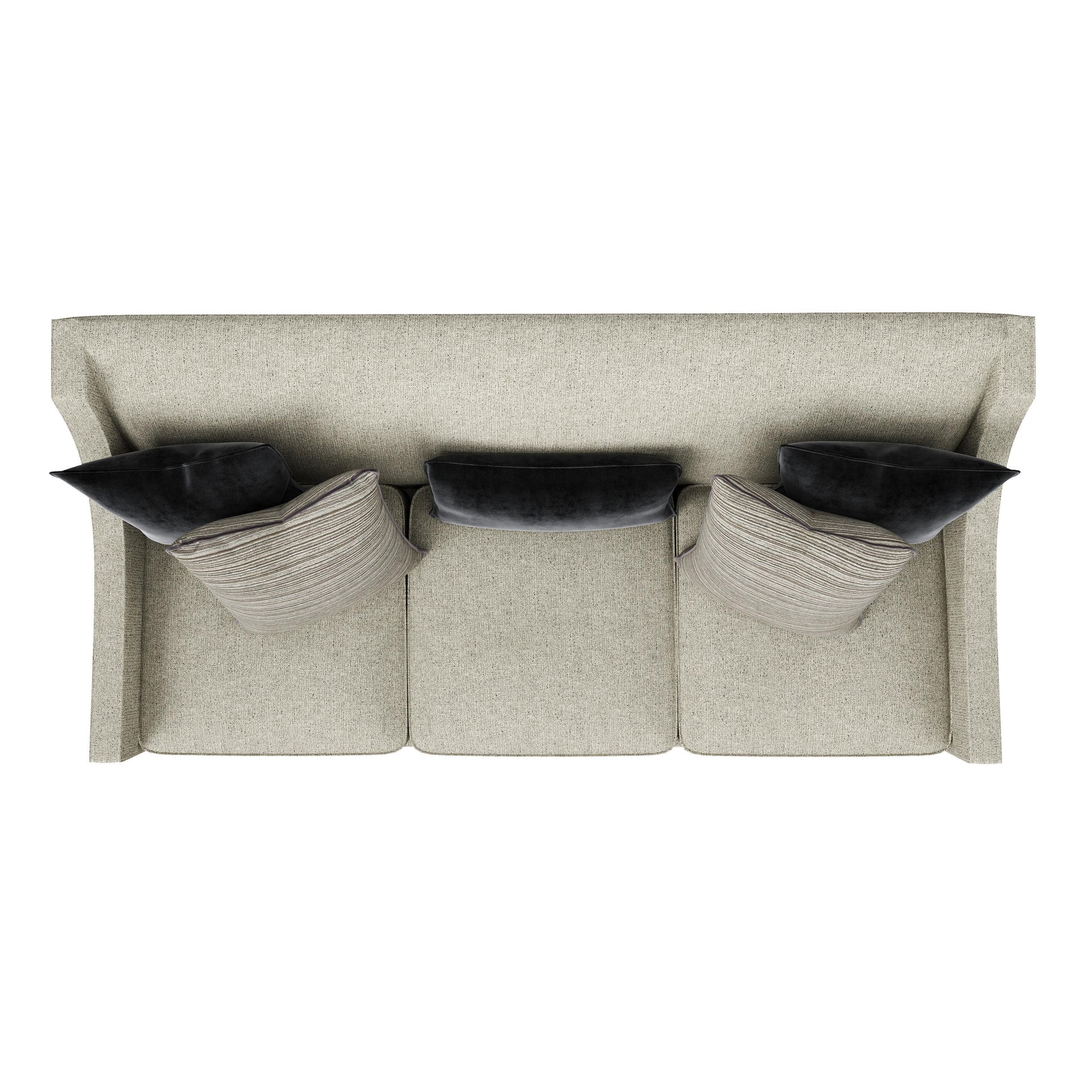 Palisades Mocha Sofa Without Nails - Ornate Home