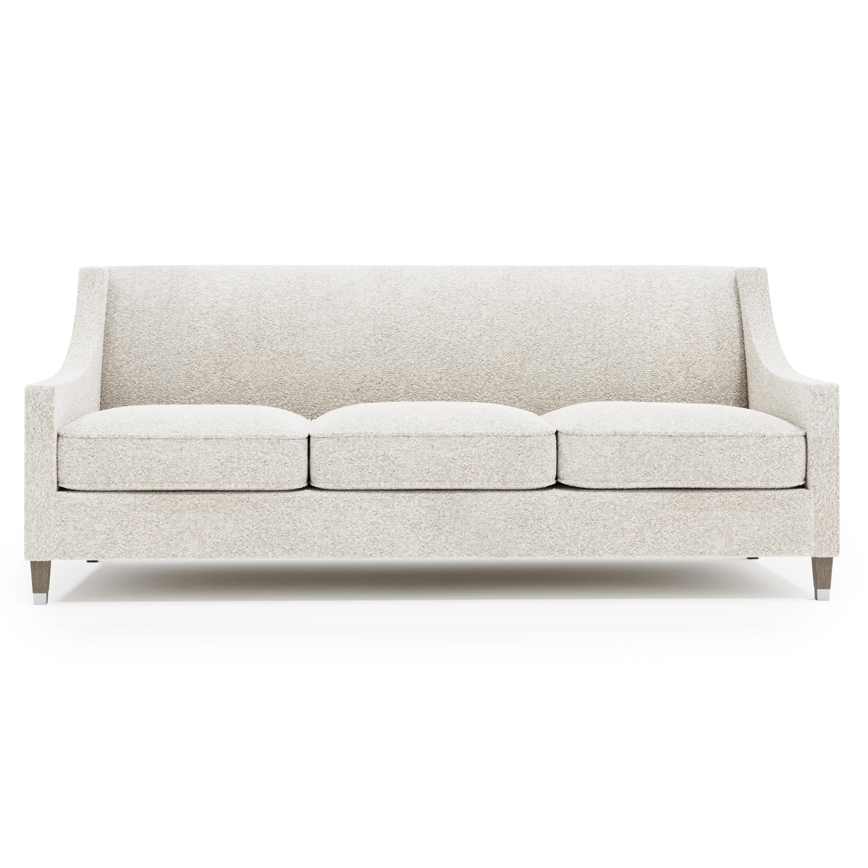 Palisades Mocha Sofa Without Pillows & Nails - Ornate Home