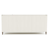 Palisades White/Cream Leather Sofa - Ornate Home