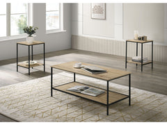 Pallas Natural 3 Pc. Table Set - Ornate Home