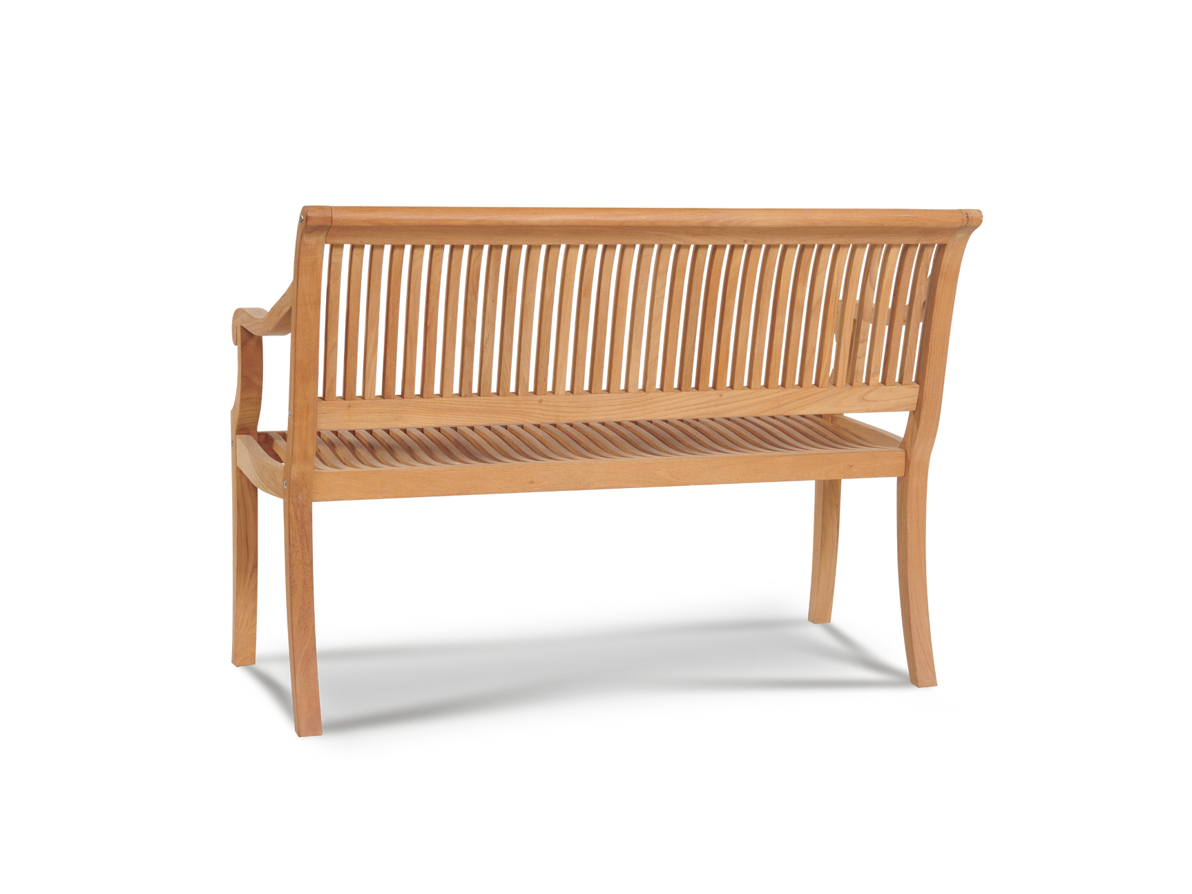 Palm 2-Person Teak Outdoor Bench - Ornate Home