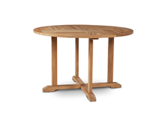 Palm 5-Piece Round Teak Outdoor Dining Set - Ornate Home