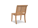 Palm 5-Piece Round Teak Outdoor Dining Set - Ornate Home
