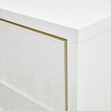 Palm Gate Cloud White 6-Drawer Chest - Ornate Home