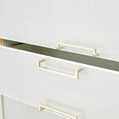 Palm Gate Cloud White 6-Drawer Chest - Ornate Home