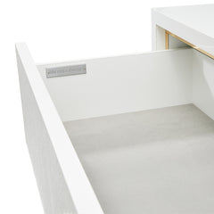 Palm Gate Cloud White 6-Drawer Chest - Ornate Home
