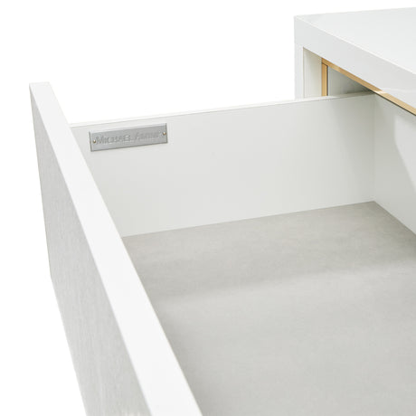 Palm Gate Cloud White 6-Drawer Chest - Ornate Home