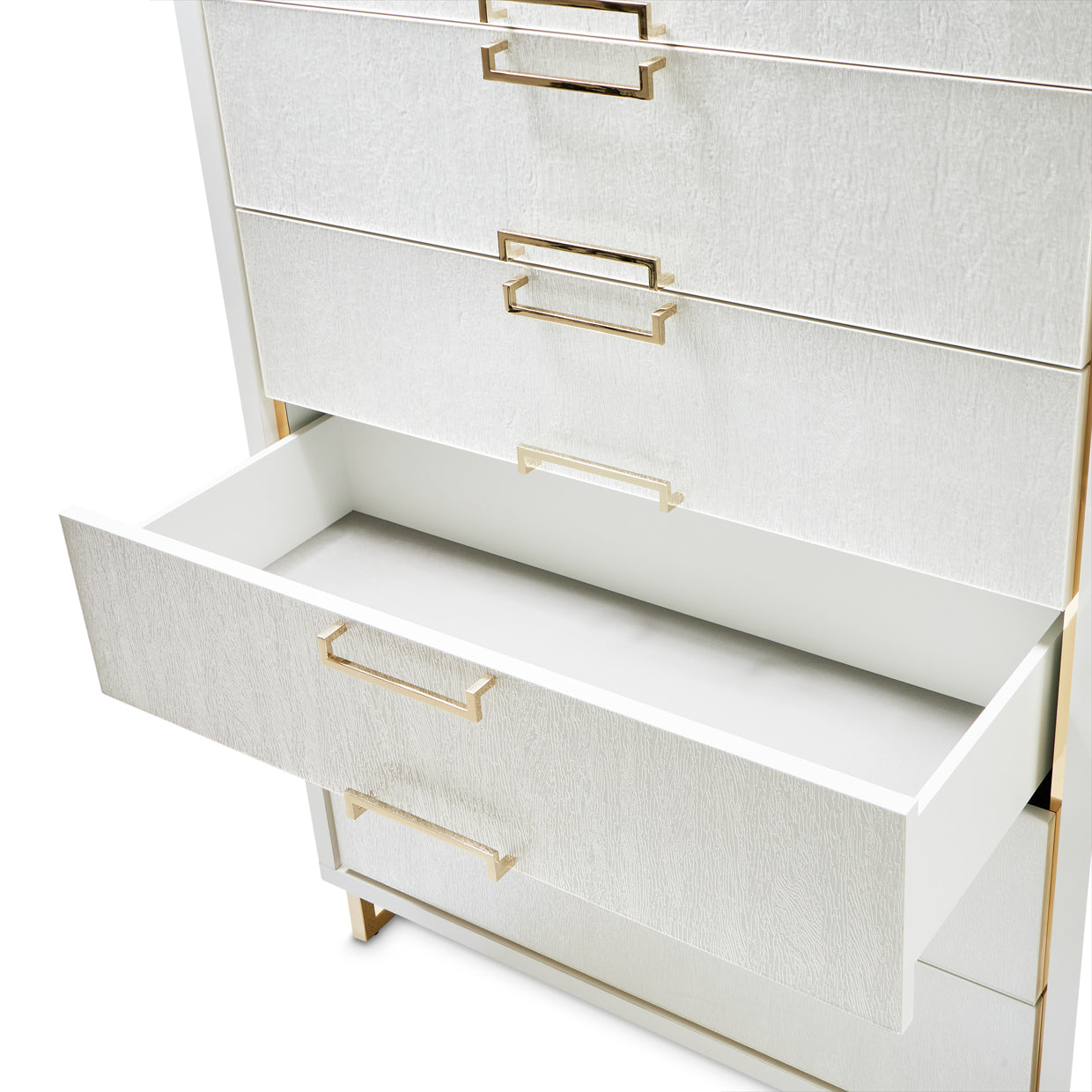Palm Gate Cloud White 6-Drawer Chest - Ornate Home