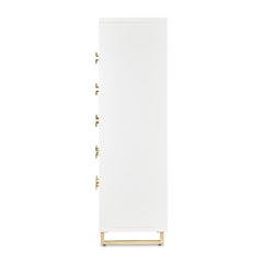 Palm Gate Cloud White 6-Drawer Chest - Ornate Home